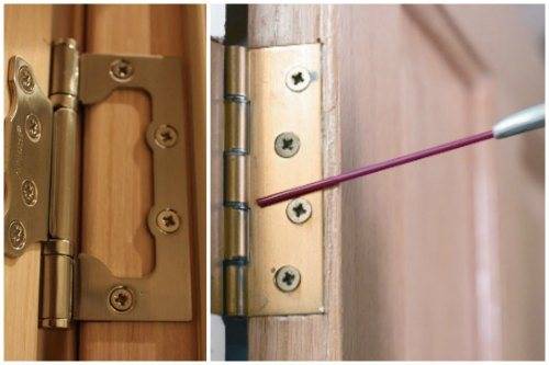 Снятие различных типов дверей с петлей