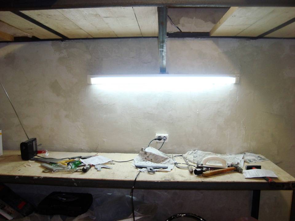 Современное освещение в гараже своими руками (фото)