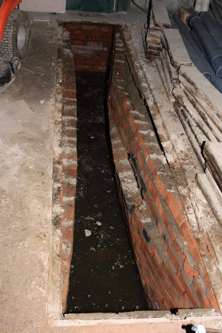 Расчет оптимального размера смотровой ямы в гараже для легкового автомобиля: ширина и глубина, фото
