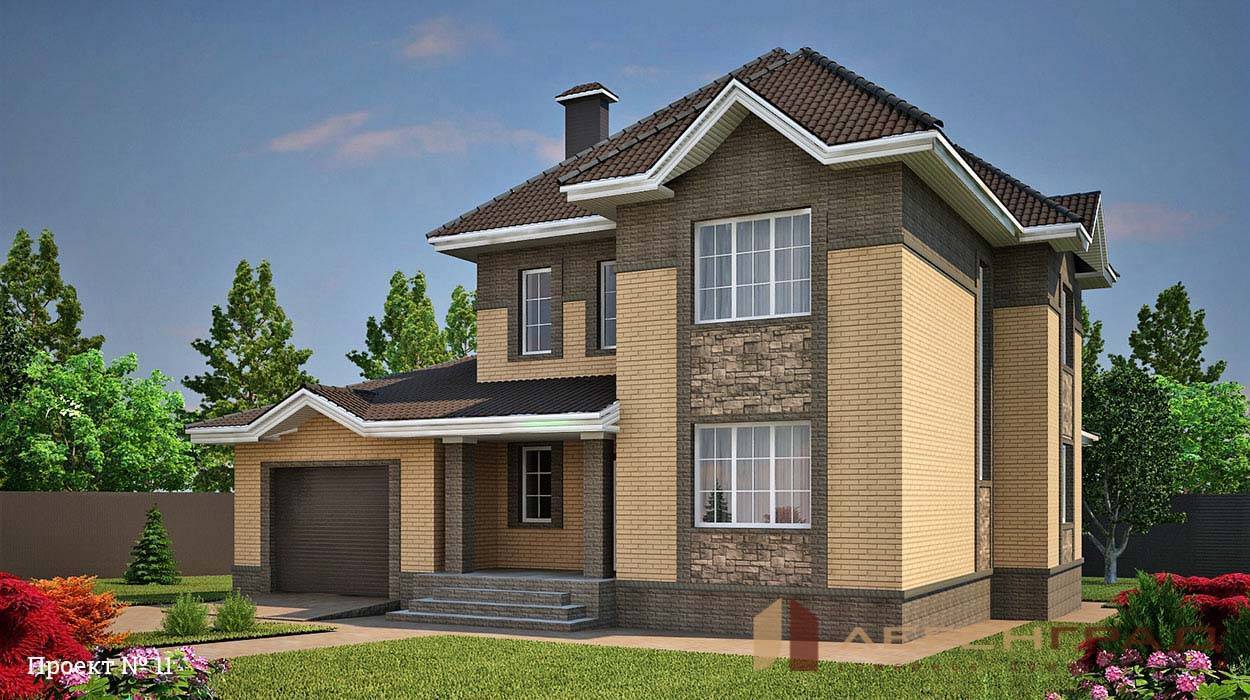 Проекты домов и коттеджей с гаражом | house expert