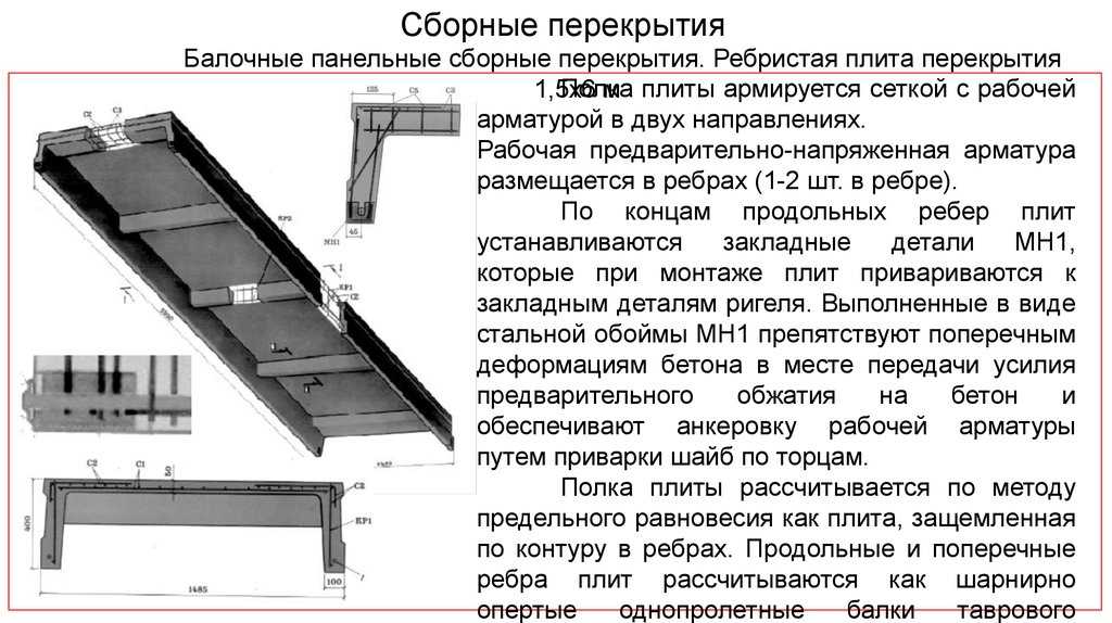 Плиты перекрытия: основные характеристики, особенности конструкций