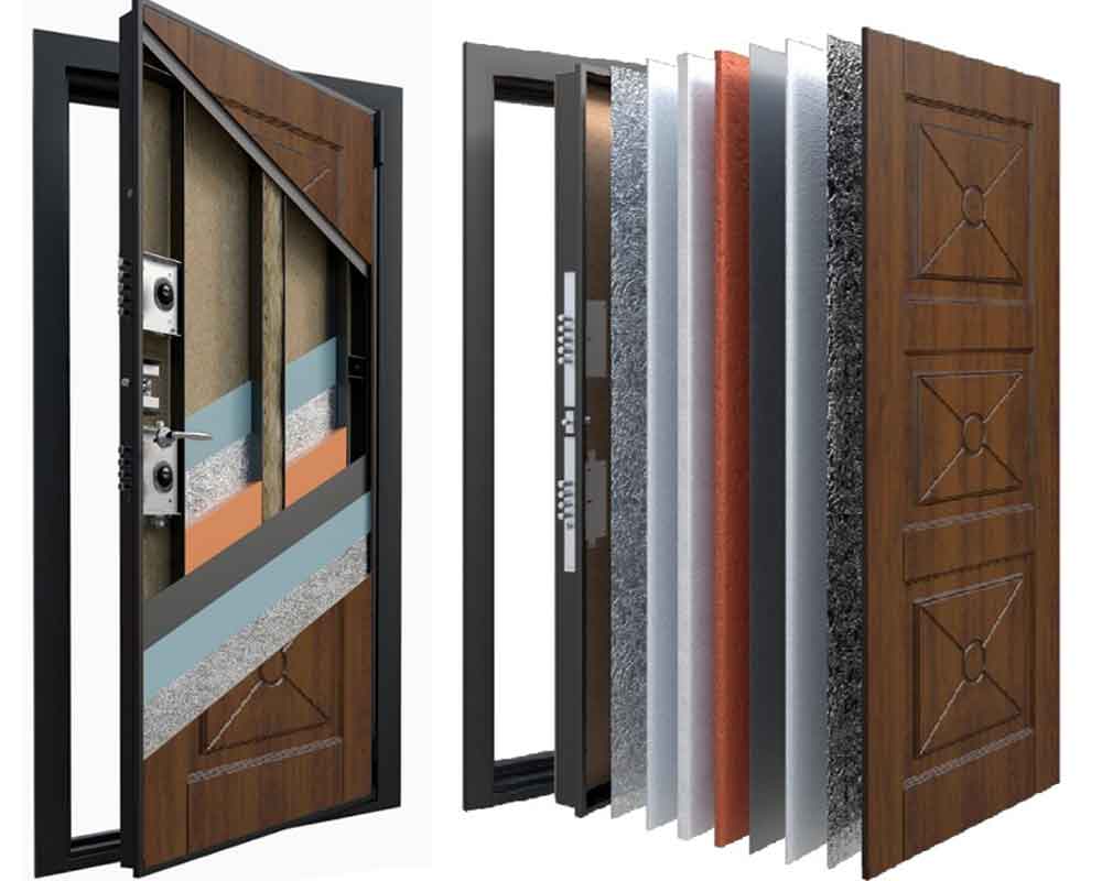 Характеристики входных дверей с утеплителем и особенности металического полотна, теплоизоляция в доме