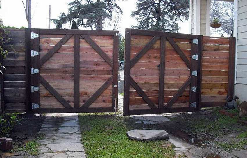 Ворота для частного дома: виды современных конструкций, оформление ворот