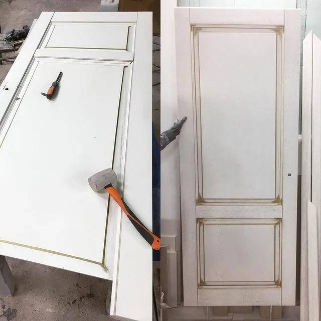 Как покрасить деревянную дверь: правильная технология и применяемые материалы