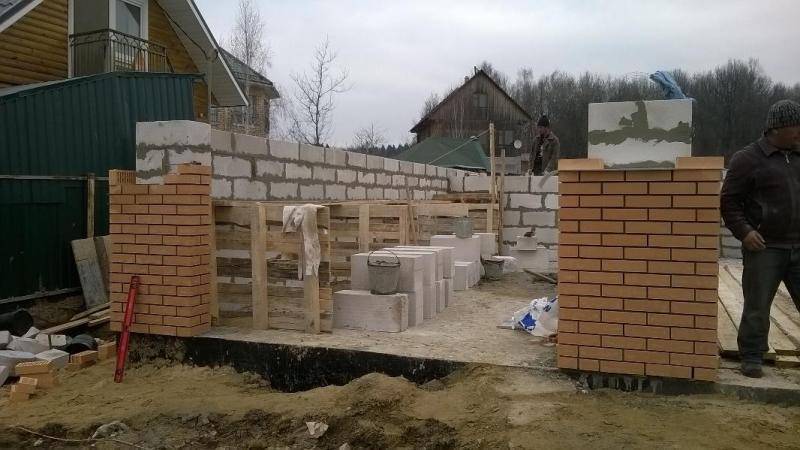 Как построить кирпичный гараж своими руками