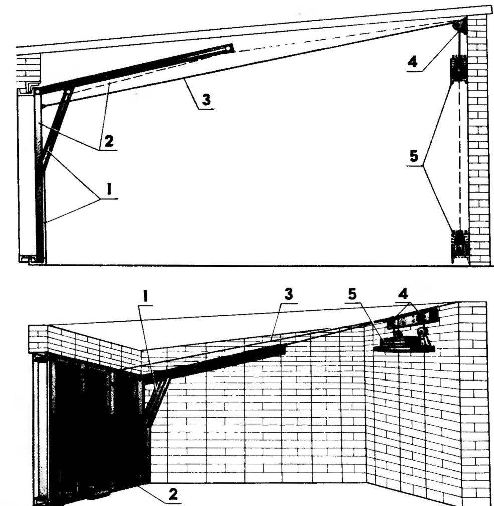 Подъемные ворота в гараж своими руками чертежи фото и видео