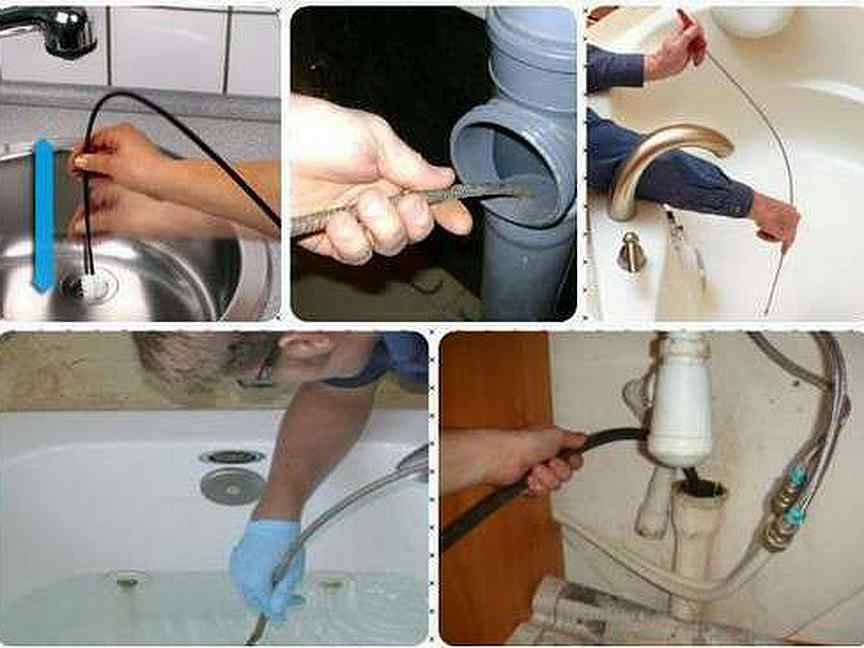 Как прочистить канализационную трубу тросом