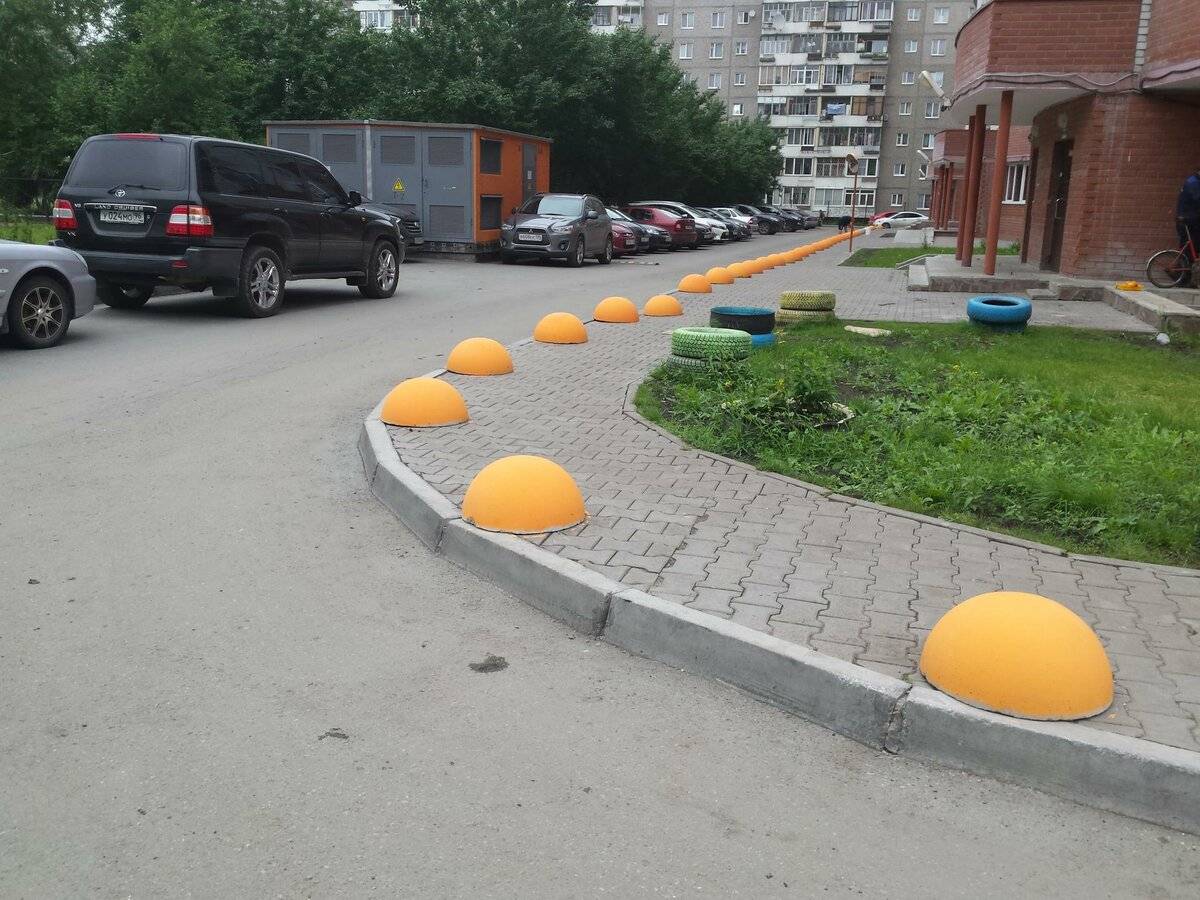 Бетонные полусферы: производство, установка, применение