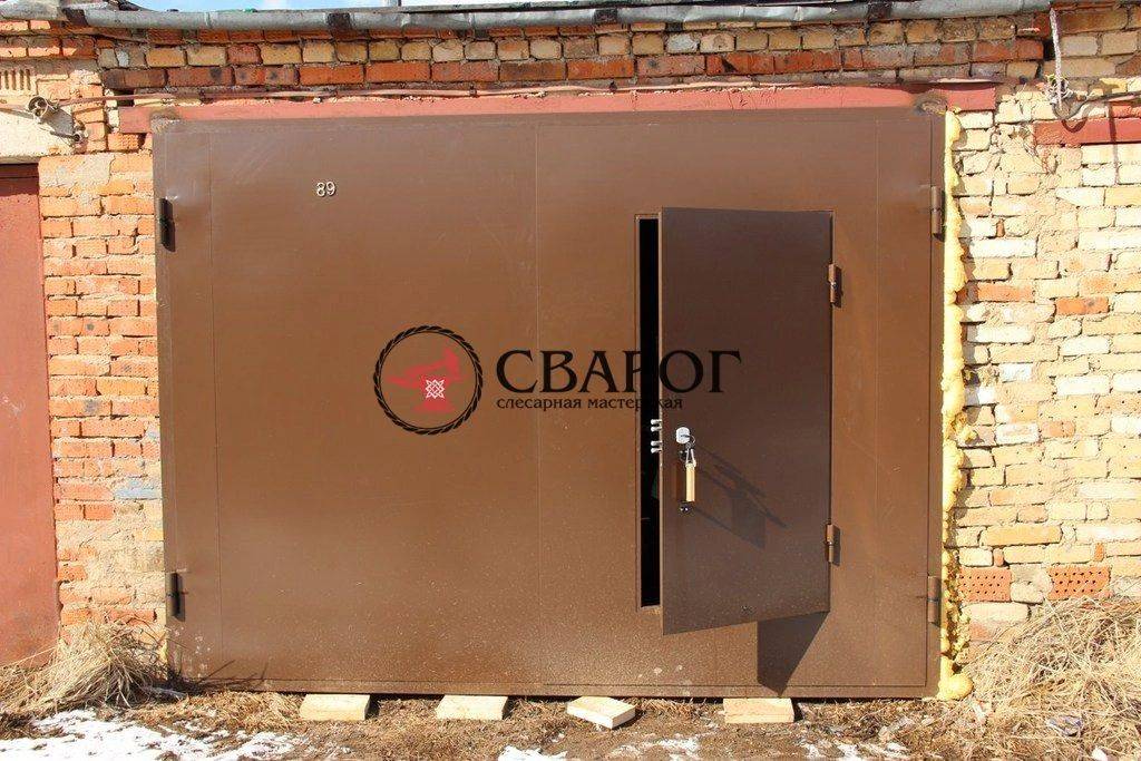 Распашные ворота своими руками