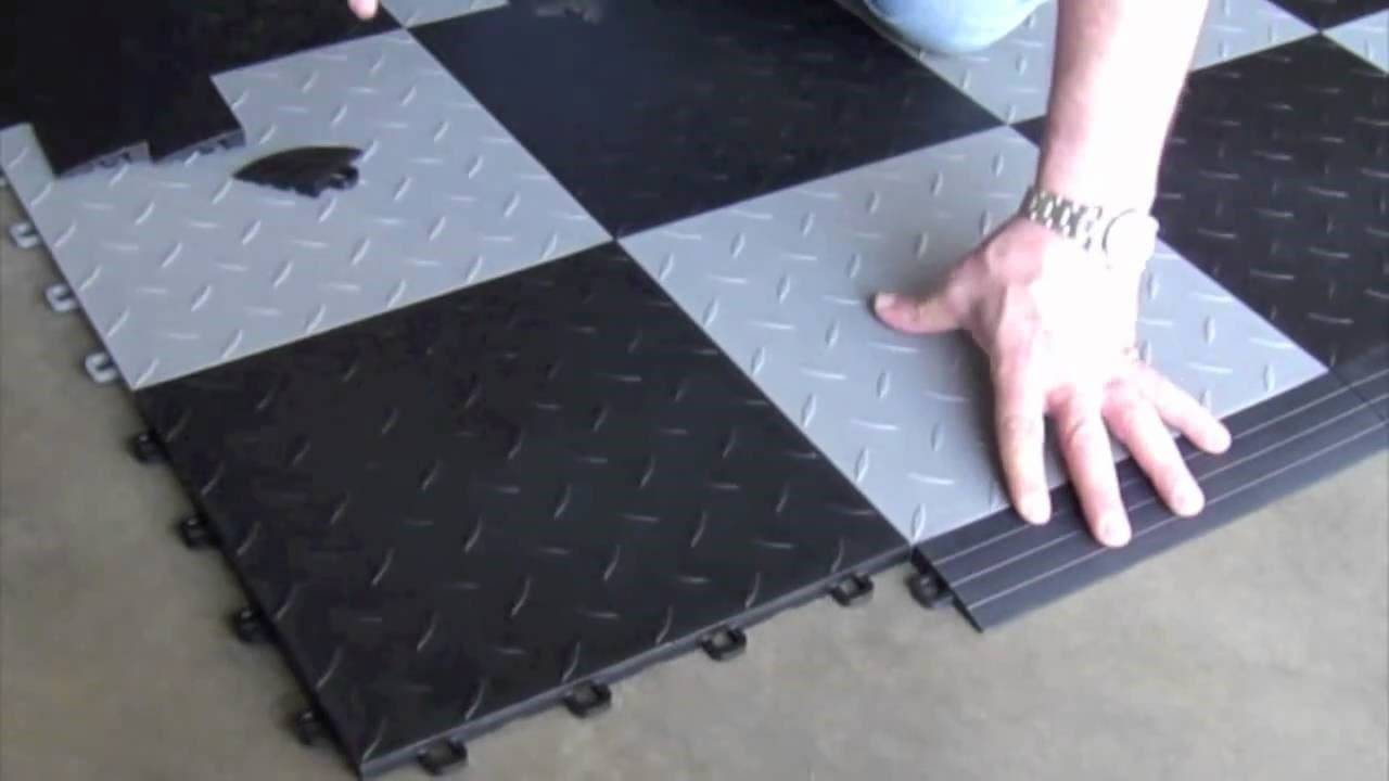 Как уложить керамогранит для гаража на пол
