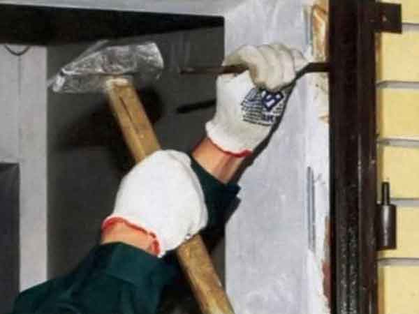 Монтаж входной двери в газобетонном доме: в газоблок, в пеноблок