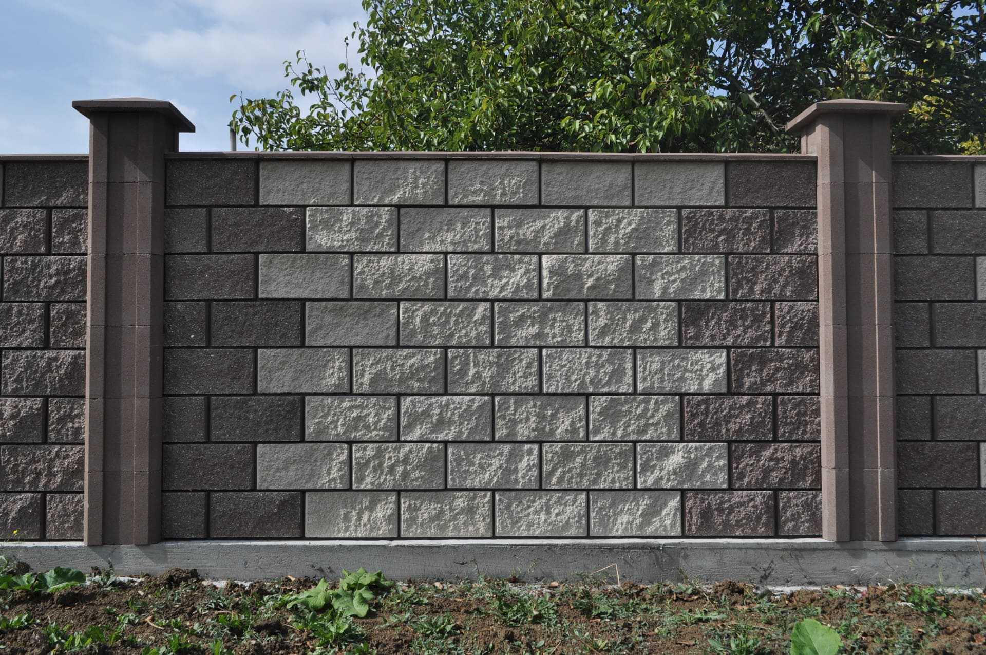 Забор из камня: фото, инструкция по установке