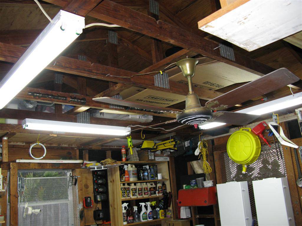 Какое должно быть освещение в гараже?