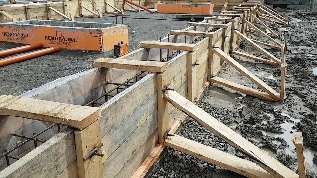 Опалубка для фундамента своими руками: 7 вариантов монтажа
