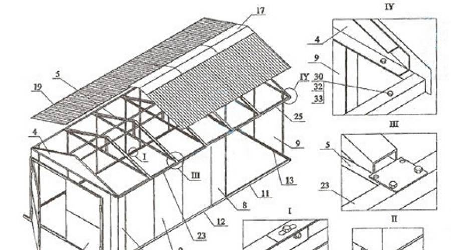 Металлический гараж виды конструкций и особенности монтажа - дизайн и ремонт