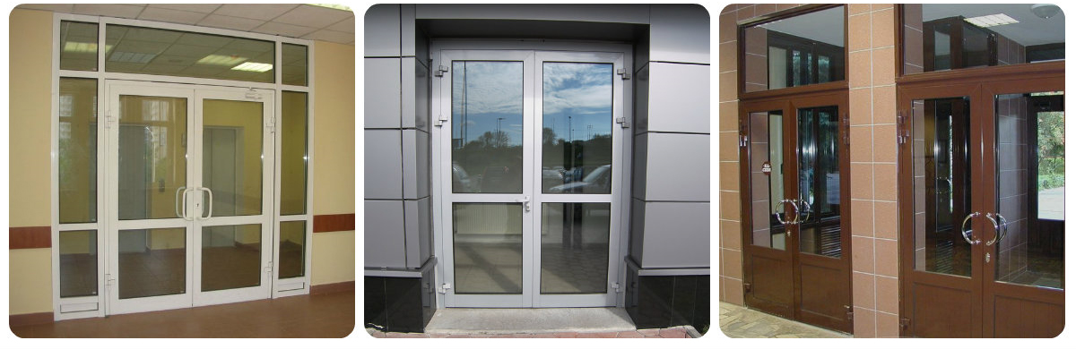 Входные алюминиевые двери: разновидности, выбор и установка