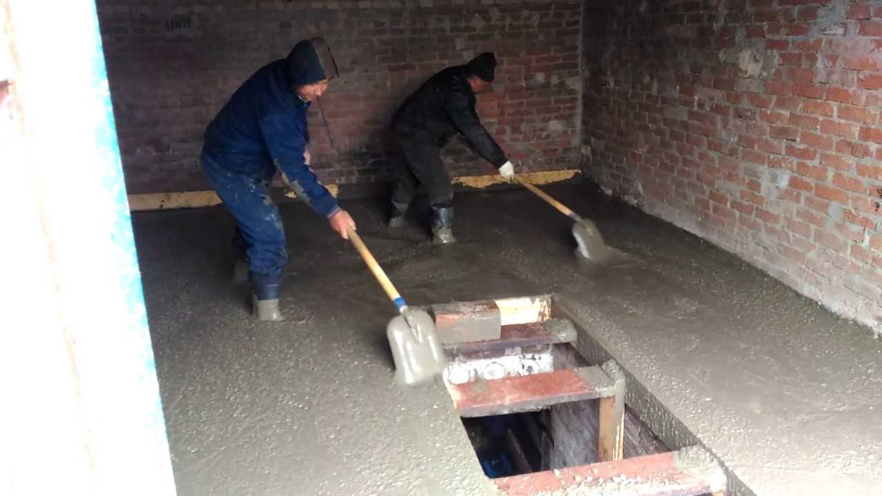 Бетонный пол в гараже: чем покрыть бетонный пол, чтобы не пылил своими руками