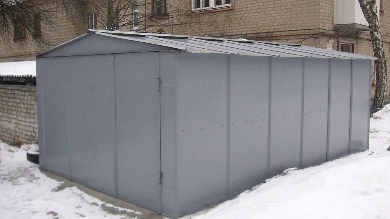 Особенности металлического разборного гаража