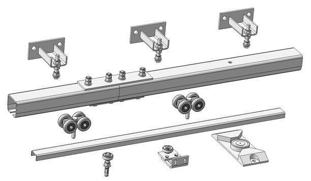 Направляющие для роллет. Рельс для подвесных ворот Дорхан. Направляющие для ворот РОЛТЭК. РОЛТЭК Лайт система подвесных ворот (rc35);. Верхняя опора откатных ворот РОЛТЭК.