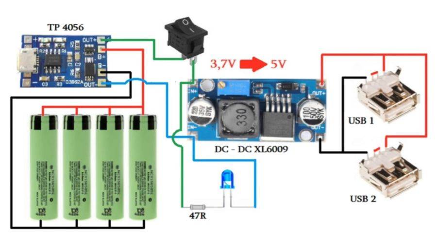 Плата power bank lfhy x9 20151222 схема