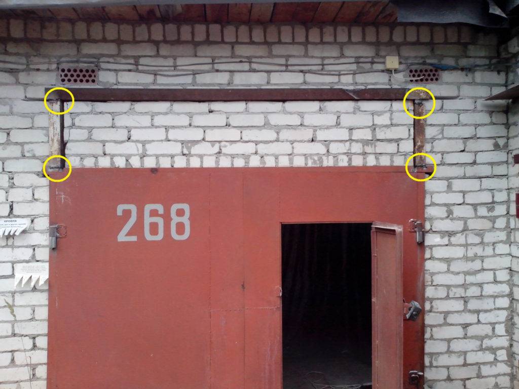 Установка гаражных ворот