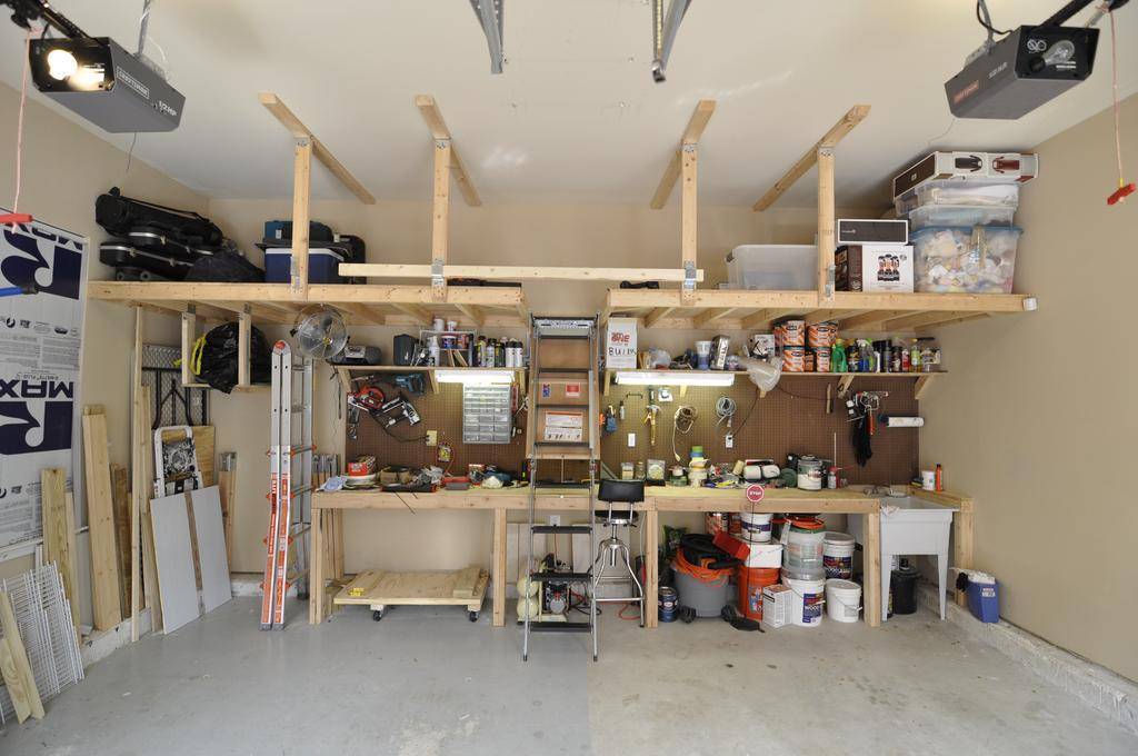 Обустройство гаража своими руками - 83 фото идеи оборудования гараж внутри