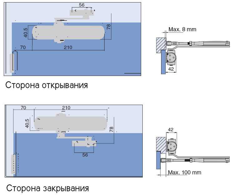 Как установить доводчик: как правильно поставить доводчик на металлическую дверь
