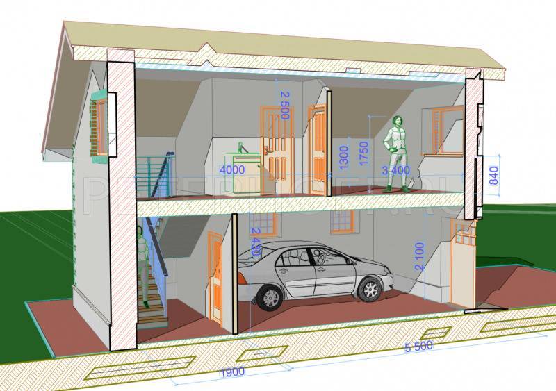 Двухэтажный гараж: проект и особенности строительства