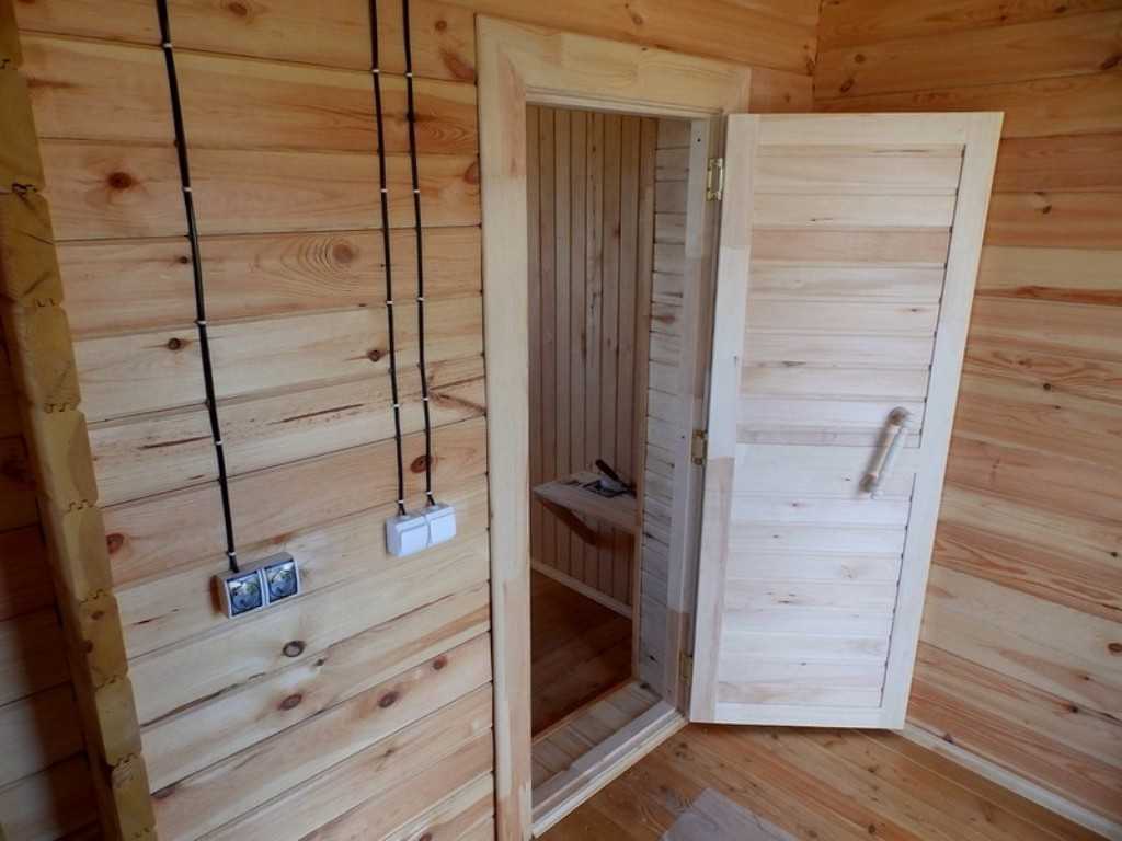 Дверь в баню своими руками – пошаговое изготовление и установка