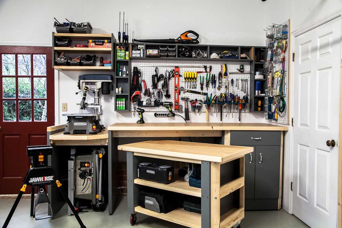 Как организовать мастерскую в гараже