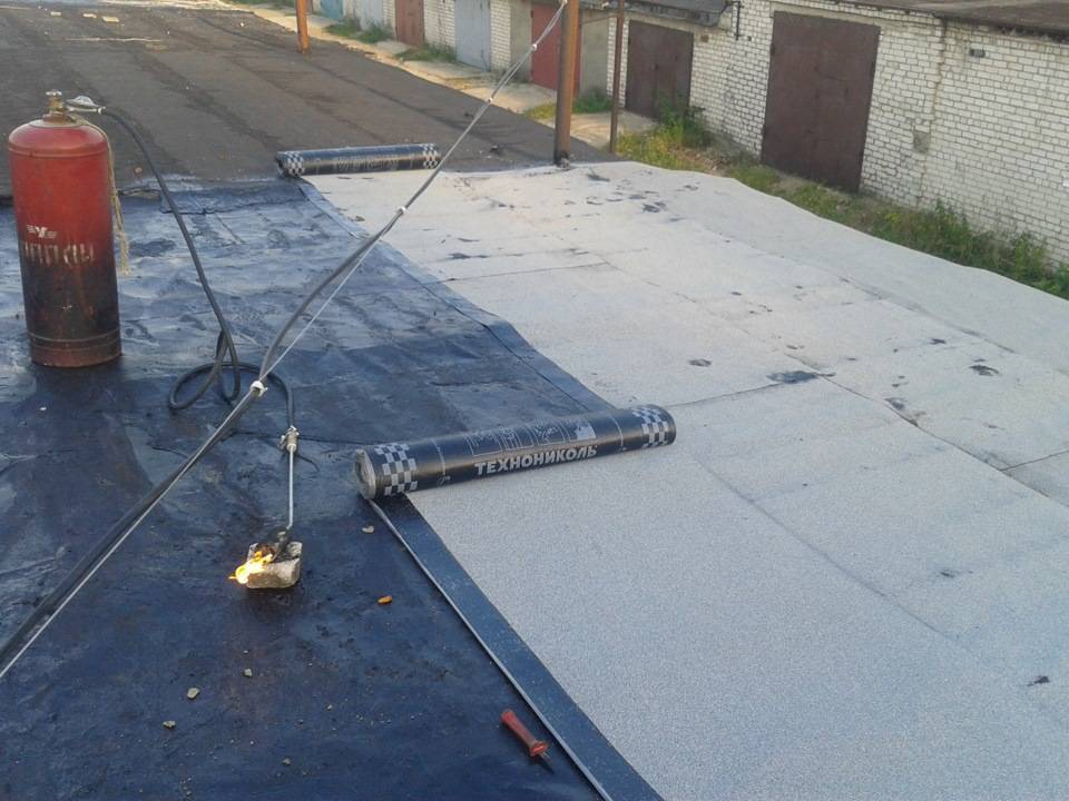 Покрытие крыши гаража технониколем | самоделки на все случаи жизни - notperfect.ru