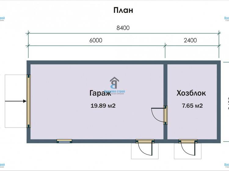 Расчет количества строительных блоков