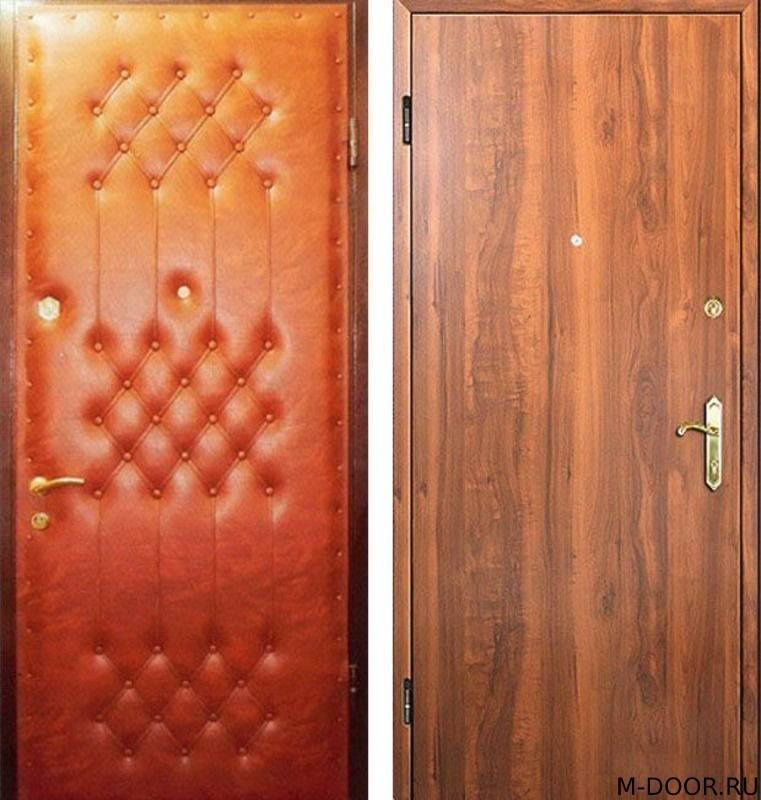 Перетяжка дверей металлических деревянных кожзамом дермантином