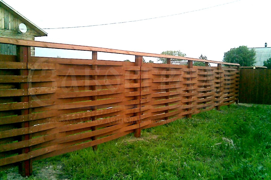 Деревянный забор - виды и технологии монтажа