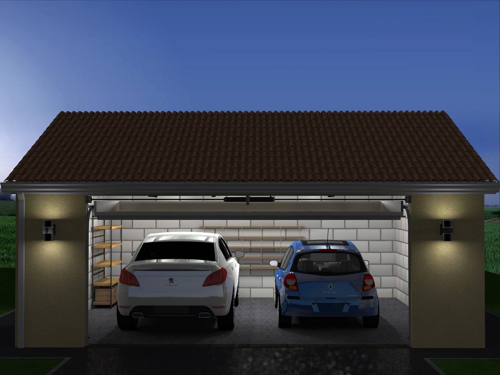 Готовые проекты гаражей с размерами и фото