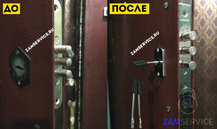 Установка замка на металлическую дверь: пошаговая инструкция