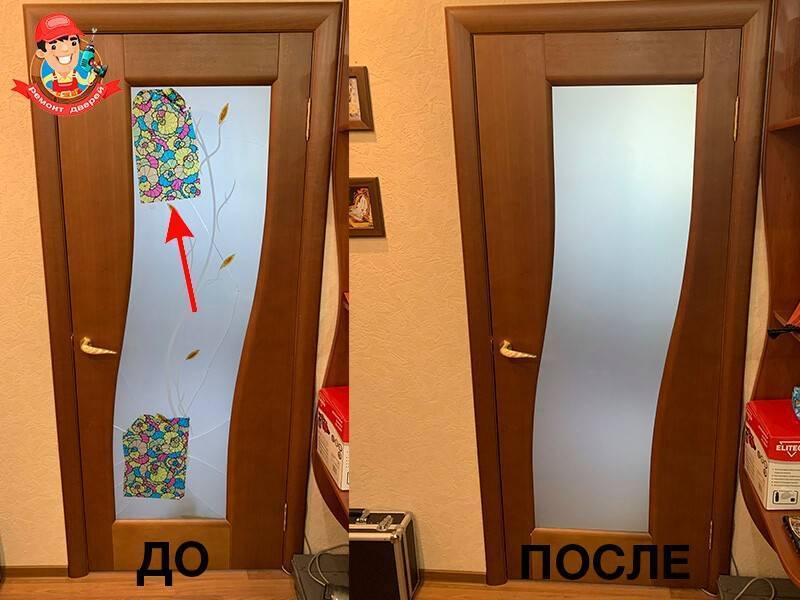 Можно ли заменить стекло в межкомнатной двери?