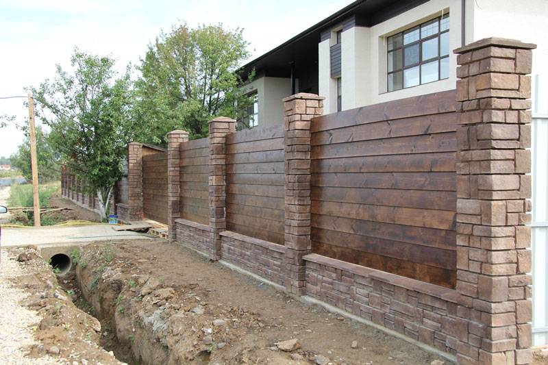 Разновидности блоков для забора и изготовление своими руками