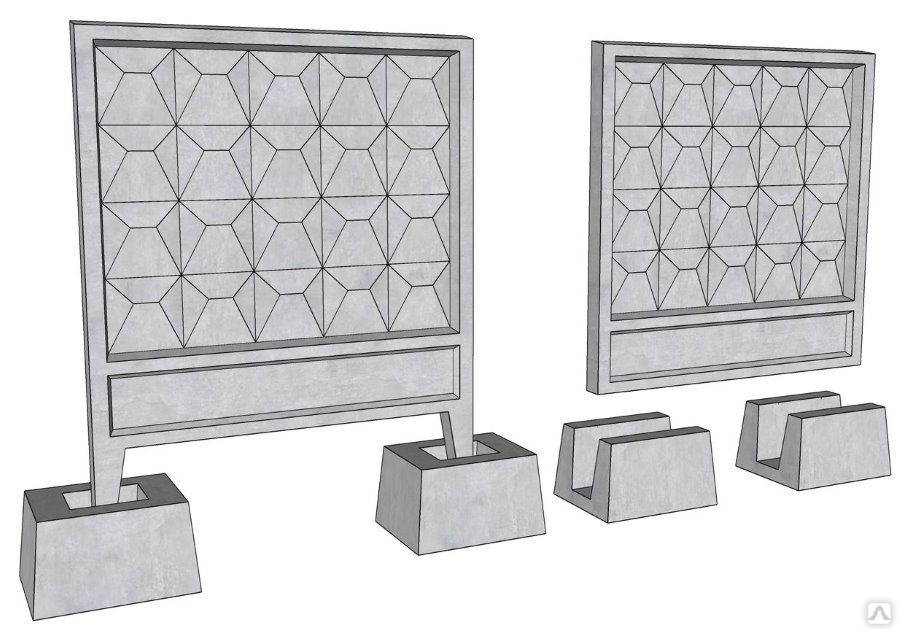 Заборы из плит и панелей по-2 и по-3: их размеры и особенности