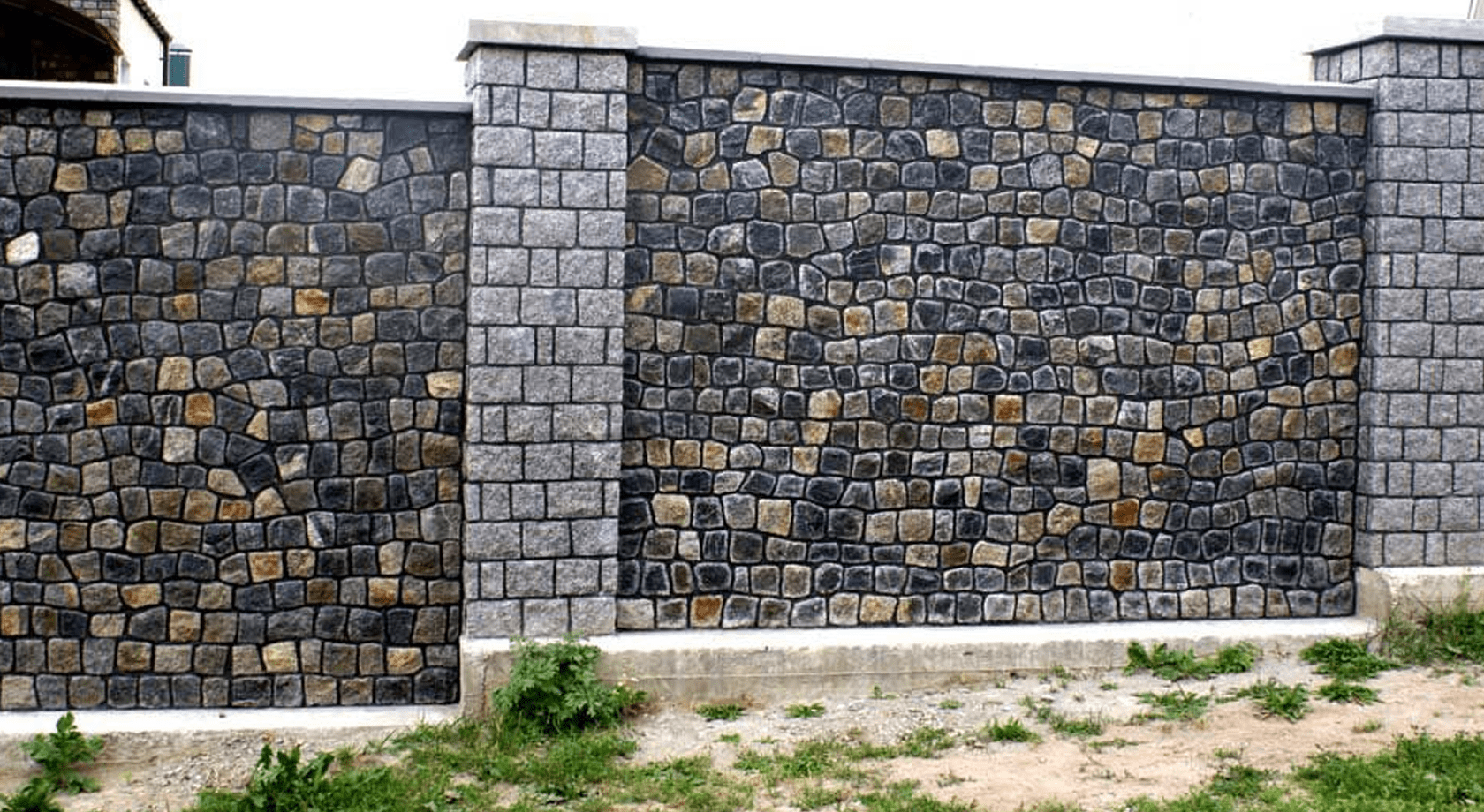 Забор из камня: фото, инструкция по установке. как строить забор из камня. как правильно и быстро возвести забор из камня вокруг участка