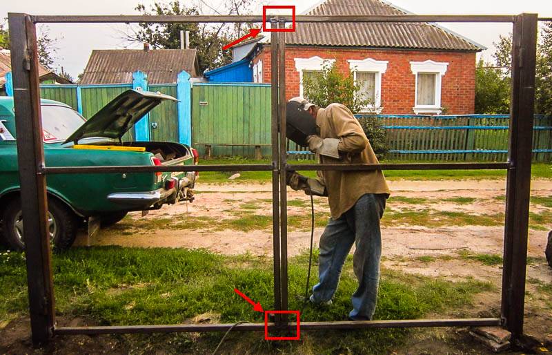 Как правильно установить ворота и калитку - svoivorota » svoivorota