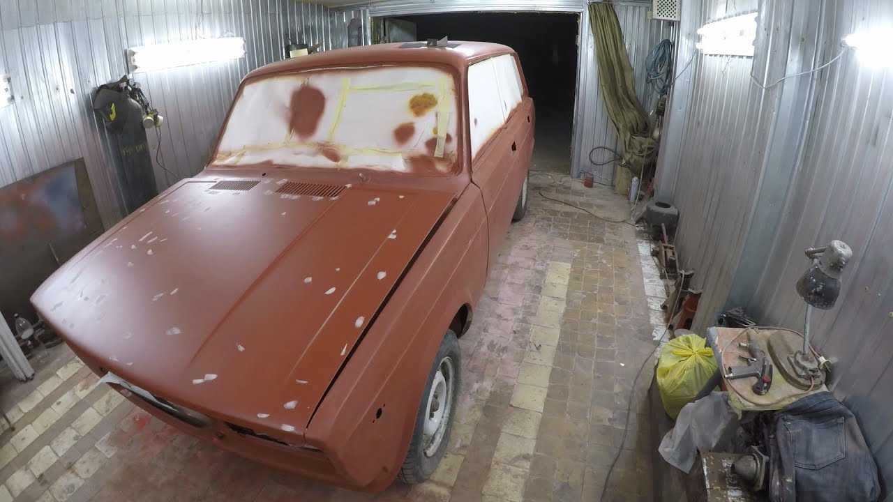 Покраска автомобиля своими руками в домашних условиях + видео-урок