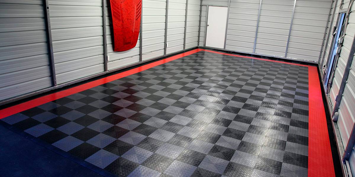 Укладка керамогранита на бетонный пол для гаража