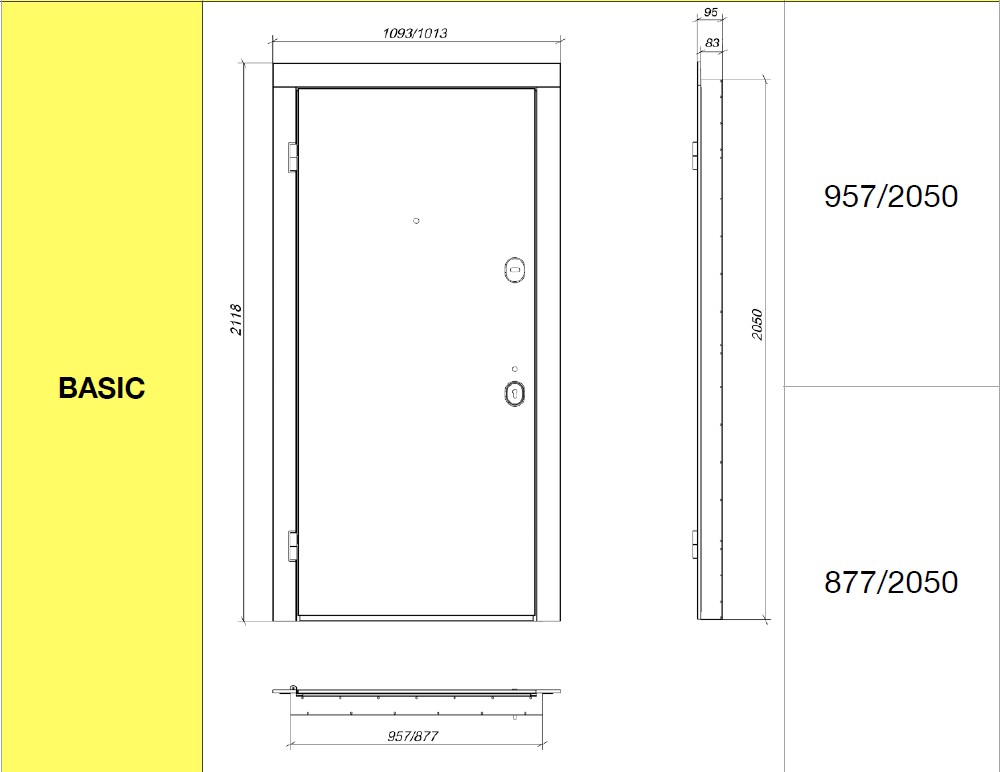 Стандартные размеры входных дверей: наружных и внутренних | все про двери