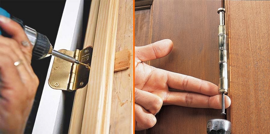 Как снять межкомнатную дверь, в том числе старую, раздвижную, со штапиков, а также демонтаж дверной коробки и необходимые инструменты