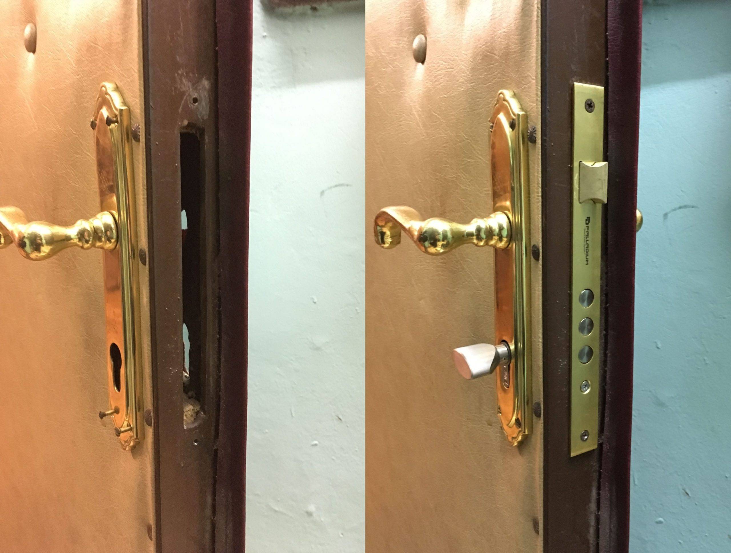 Замена личинки замка входной двери ( как высверлить, вытащить и поменять )