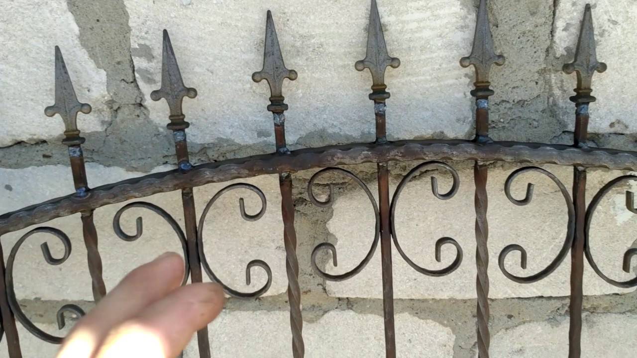 Как сделать кованый забор