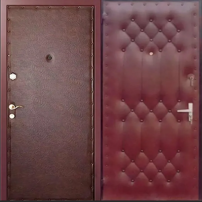Обшивка входной двери: описание материалов и монтаж | двери дома