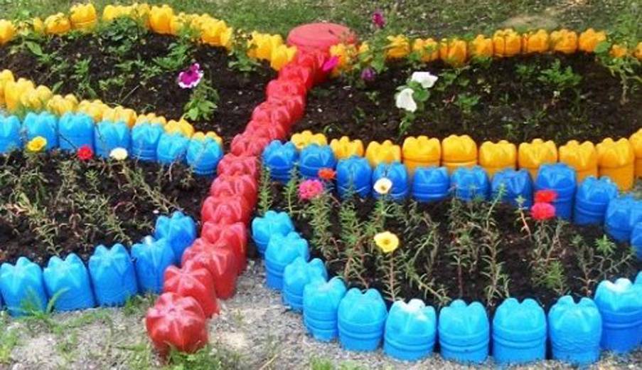 Самые красивые ограждения для клумбы