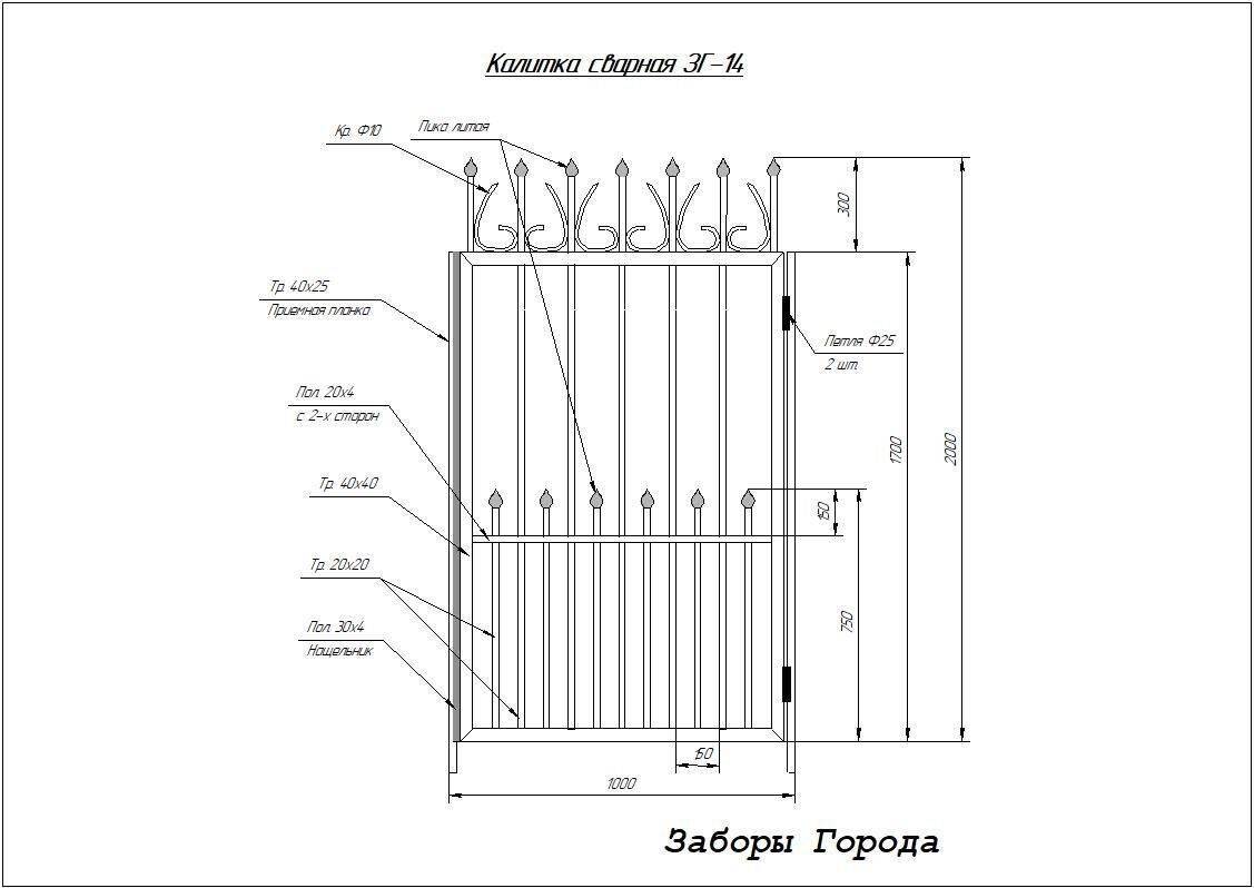Как сварить калитку из профильной трубы своими руками